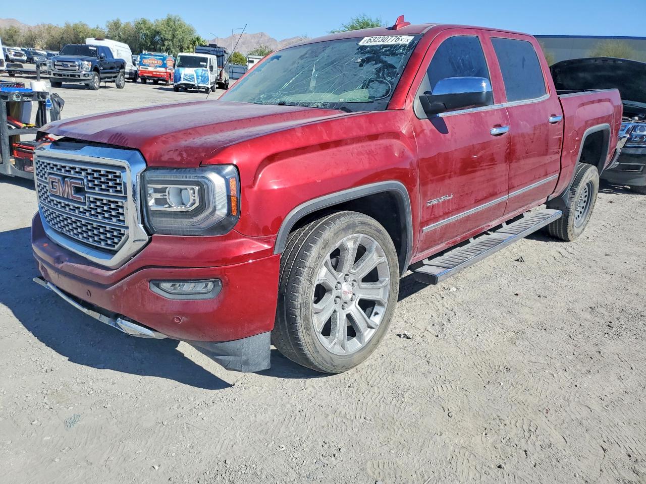 2018 GMC Sierra 1500 Denali, VIN 3GTP1PEJ3JG485527 — Front end