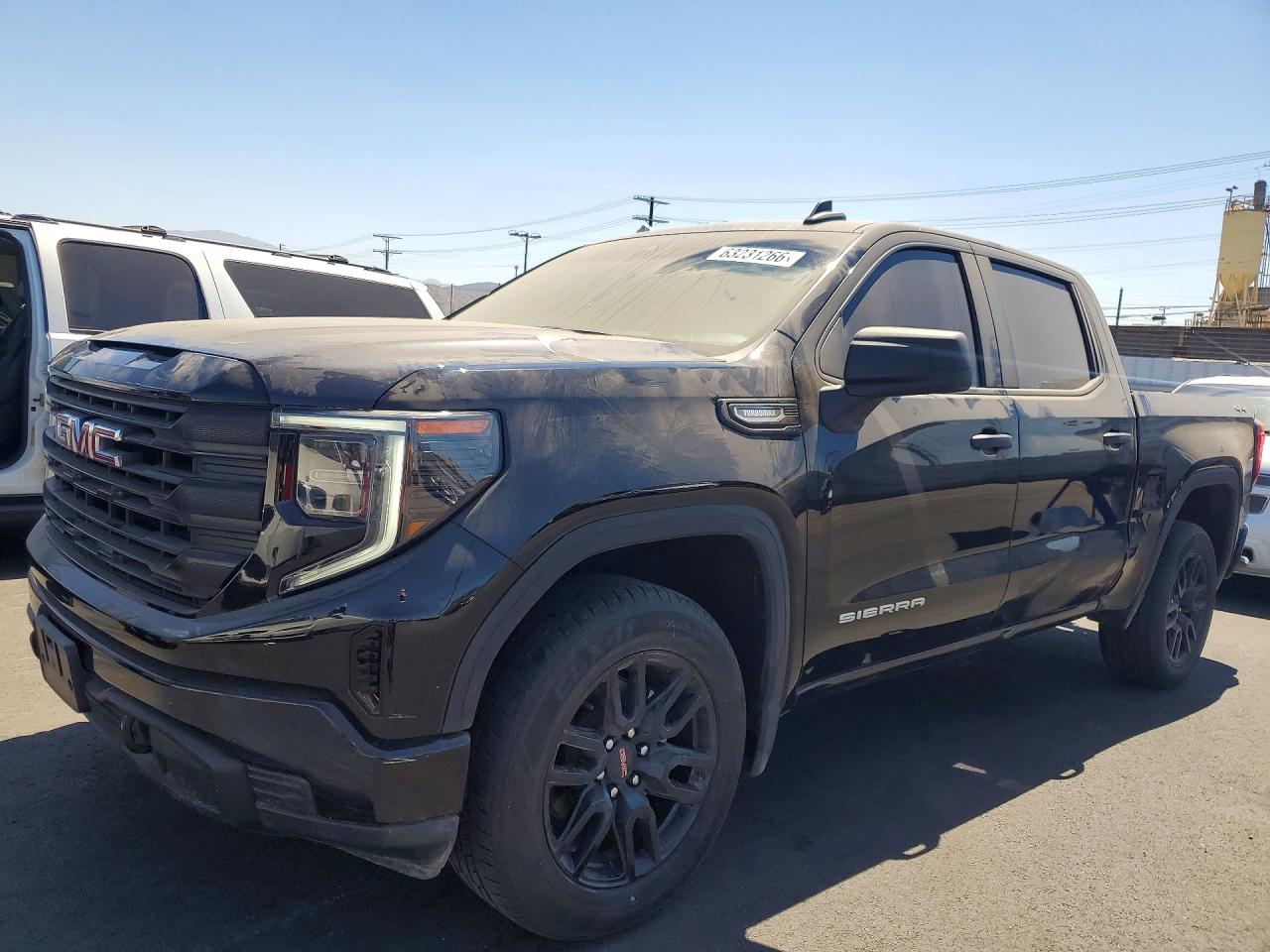 2024 GMC Sierra 1500 Pro, VIN 1GTPUAEK4RZ362201 — Rear end