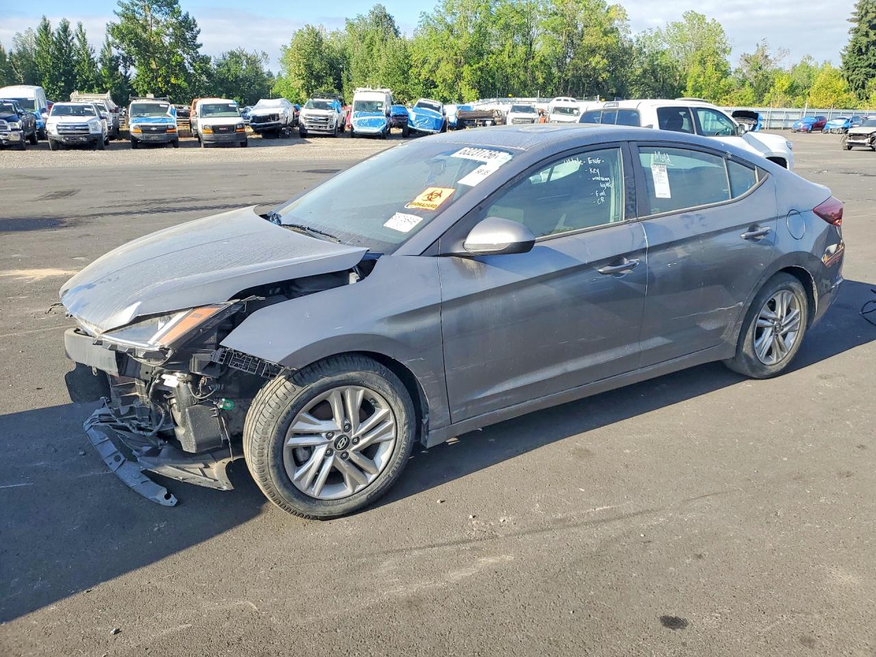 2019 Hyundai Elantra Value Edition, VIN 5NPD84LF1KH432037 — Front end