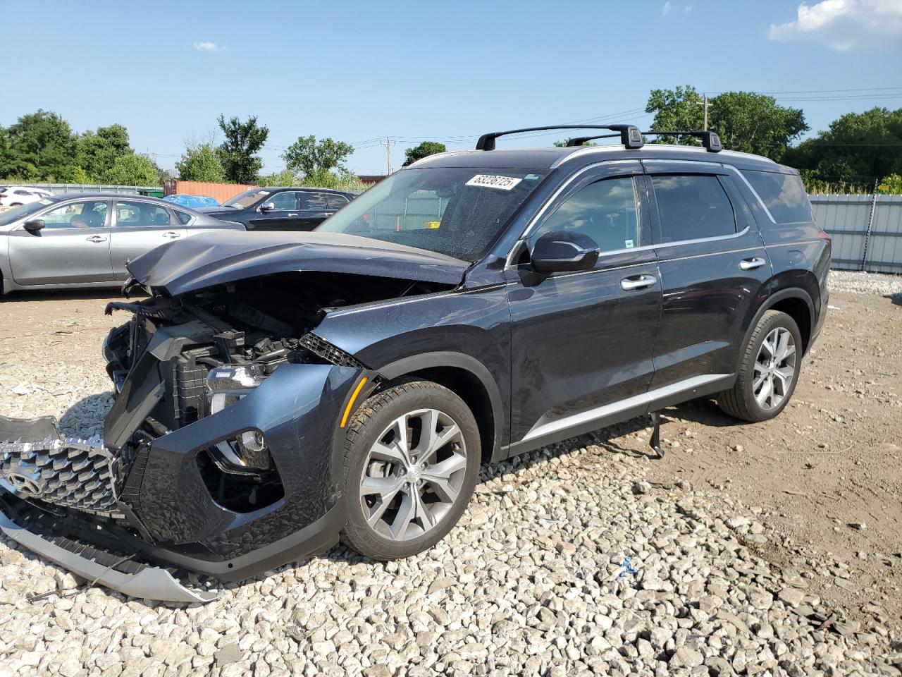 2020 Hyundai Palisade SEL, VIN KM8R3DHE9LU155158 — Front end