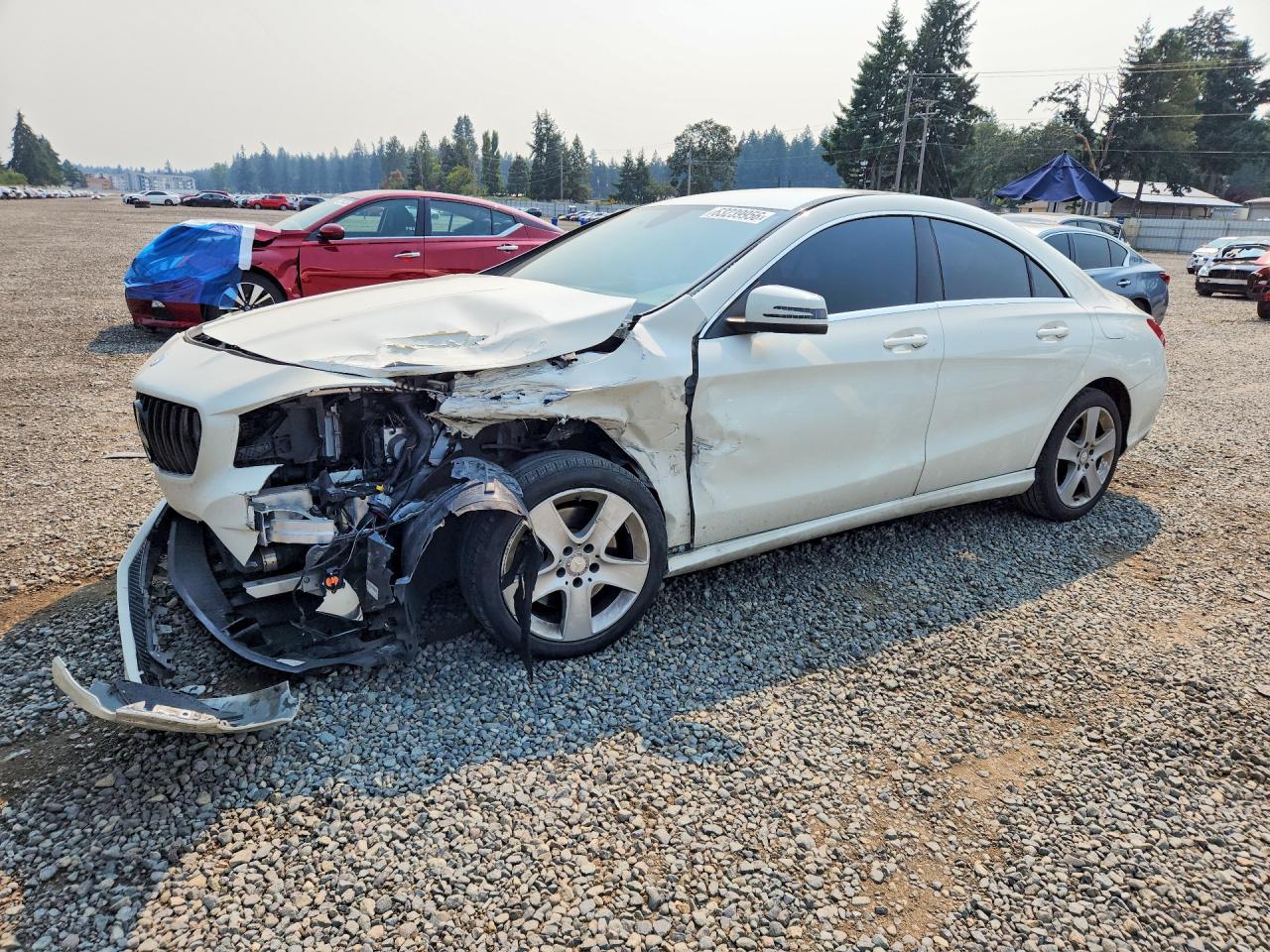 2015 Mercedes-Benz CLA 250, VIN WDDSJ4EB8FN176562 — Front end