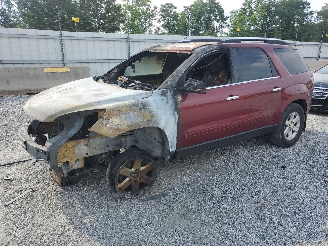 2007 Saturn Outlook XR, VIN 5GZER23797J169386 — Burn