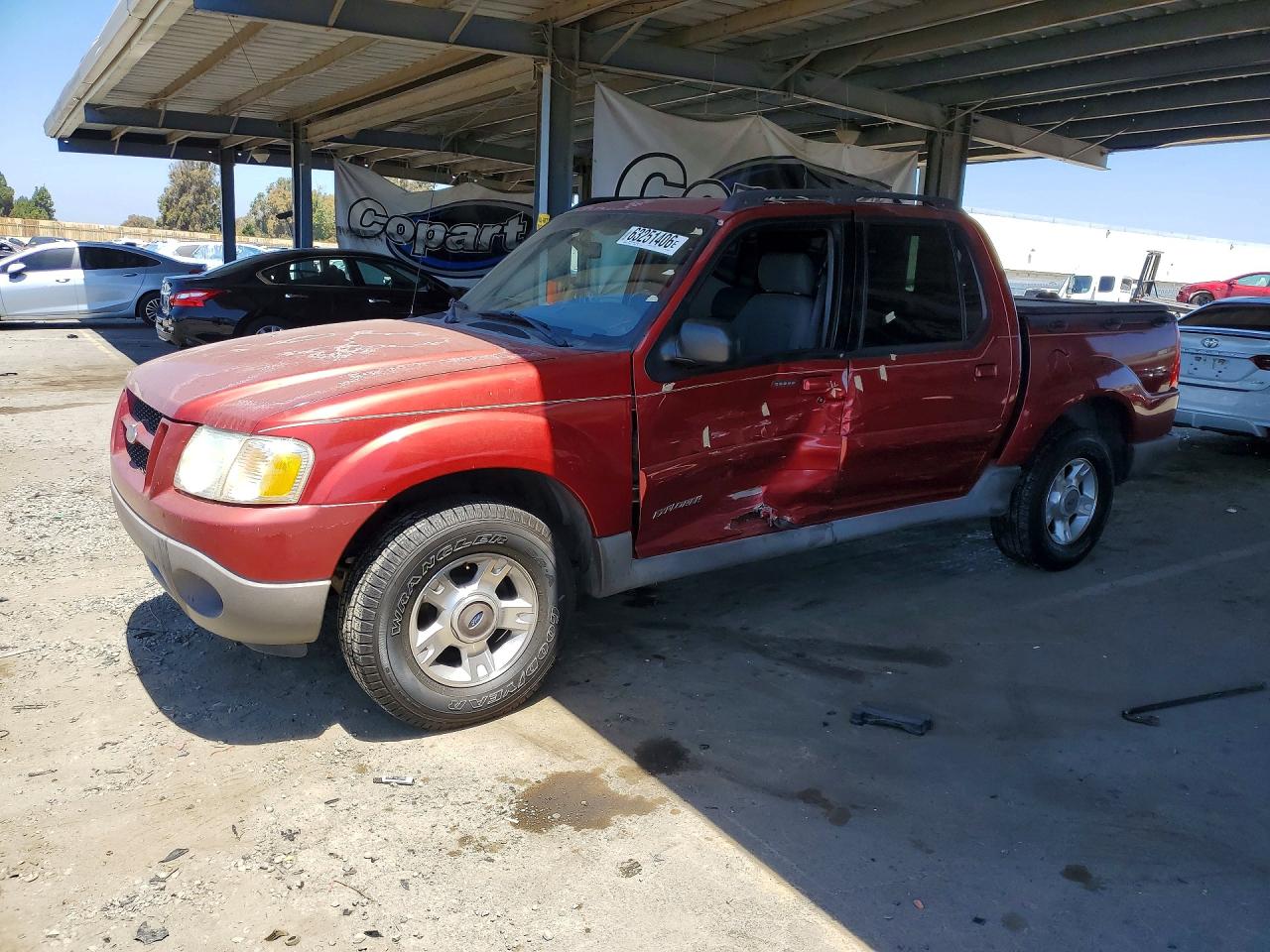 2001 Ford Explorer Sport Trac, VIN 1FMZU67E31UB76563 — Side