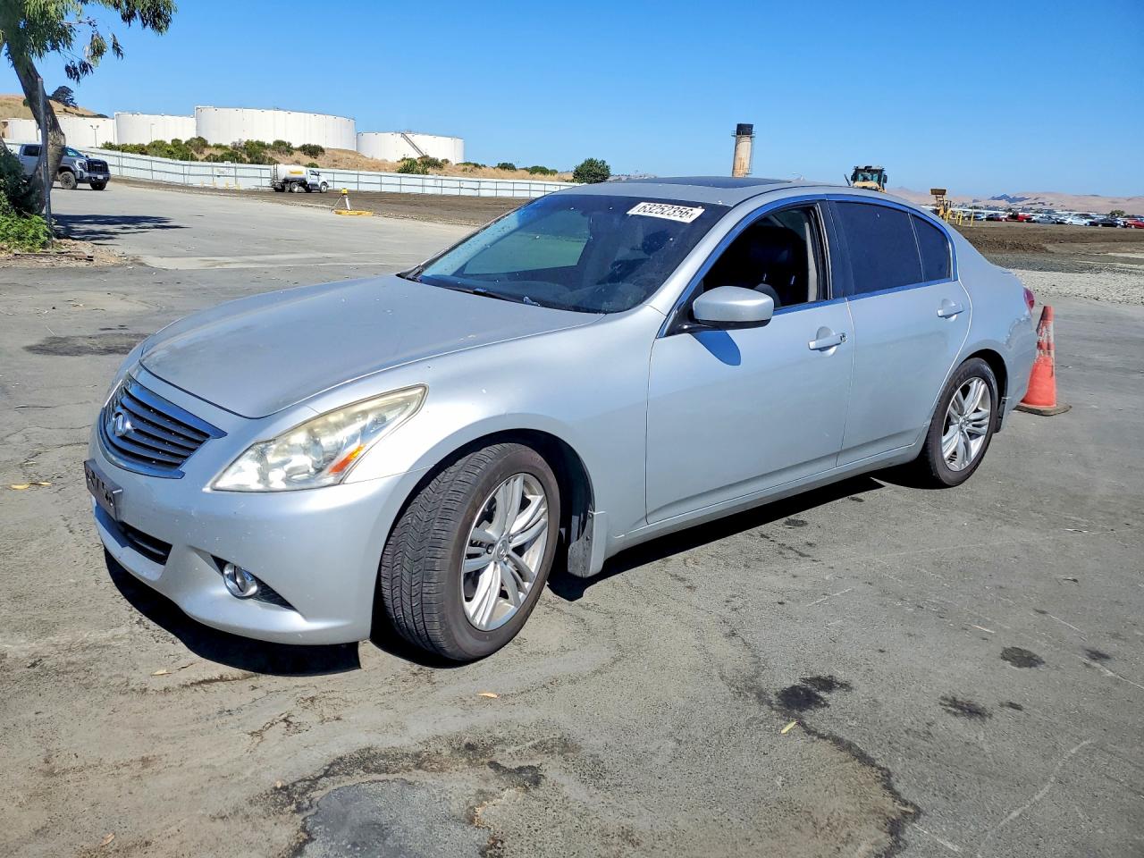 2013 Infiniti G37 Journey, VIN JN1CV6APXDM712028 — Vandalism