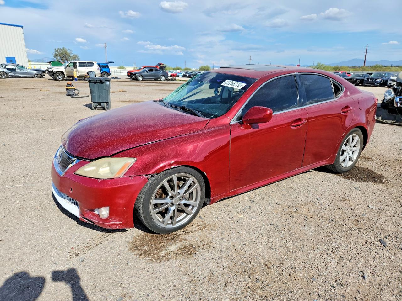 2008 Lexus IS 250, VIN JTHBK262182064330 — Side