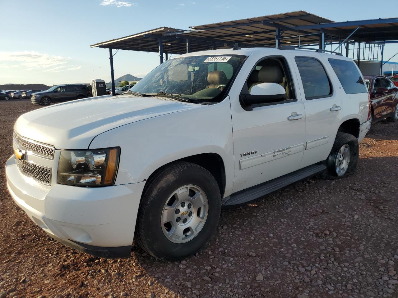 2012 Chevrolet Tahoe LT, VIN 1GNSCBE03CR123304 — Rear end