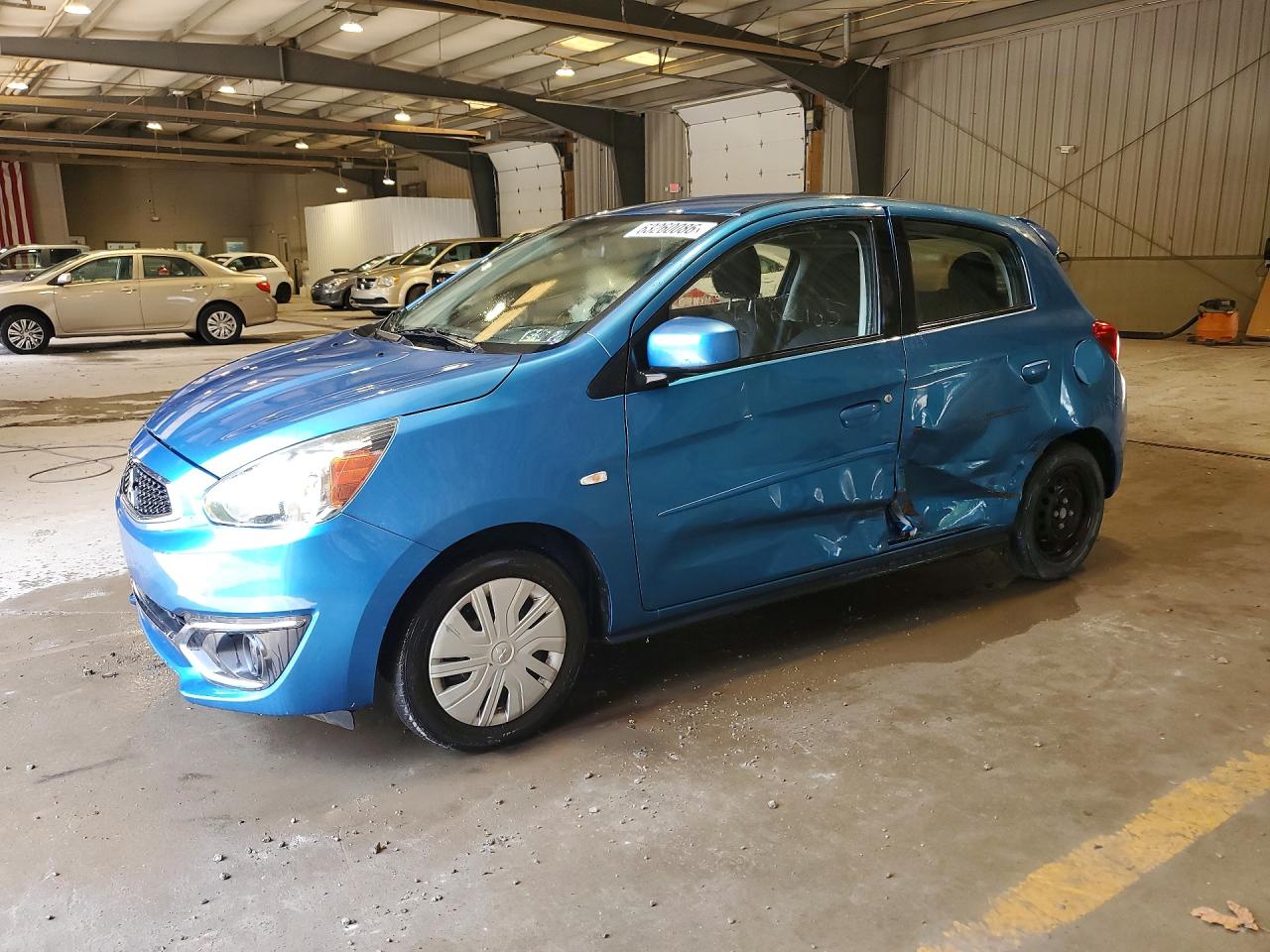 2018 Mitsubishi Mirage ES, VIN ML32A3HJ8JH003464 — Side