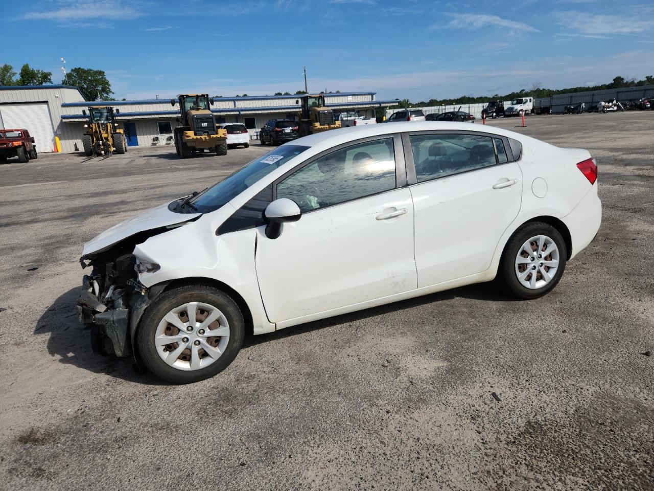 2013 Kia Rio LX, VIN KNADM4A3XD6200597 — Front end