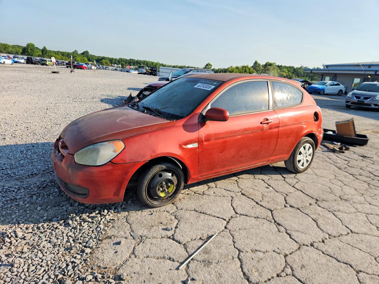 2010 Hyundai Accent GS, VIN KMHCM3AC4AU156284 — Rear end