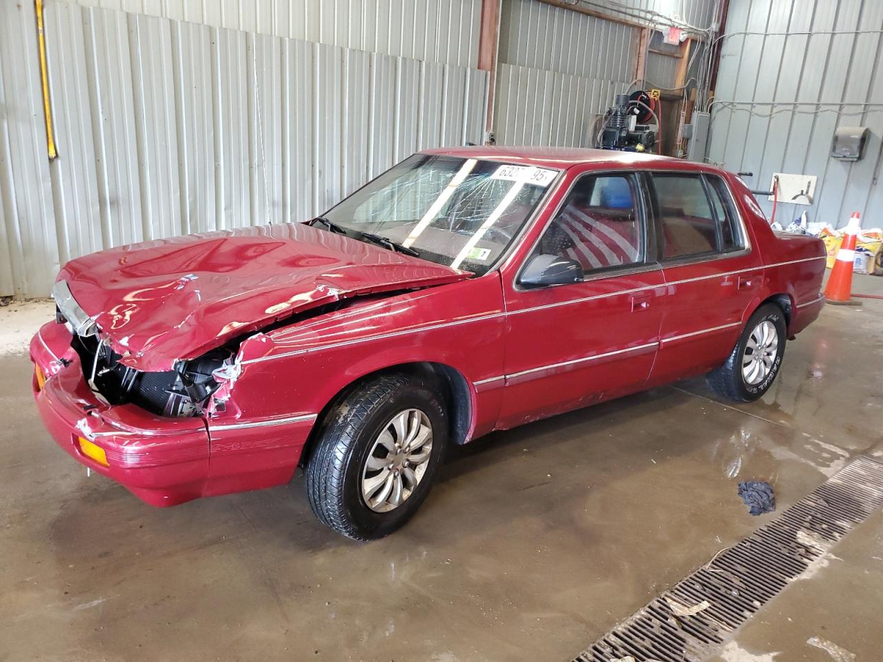 1991 Dodge Spirit, VIN 1B3XA46K7MF556659 — Front end
