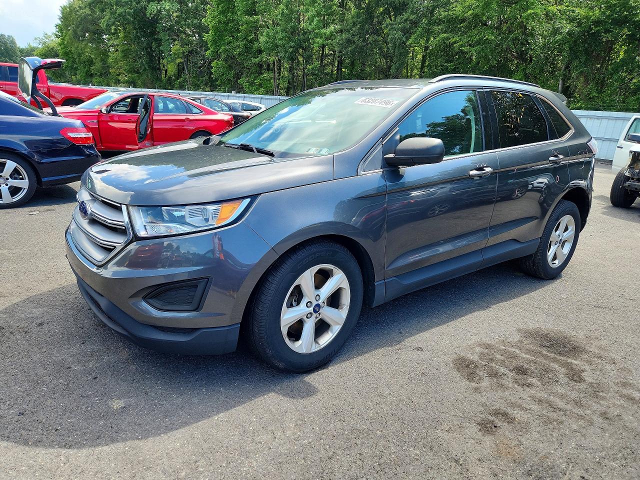 2017 Ford Edge SE, VIN 2FMPK4G98HBC58180 — Front end