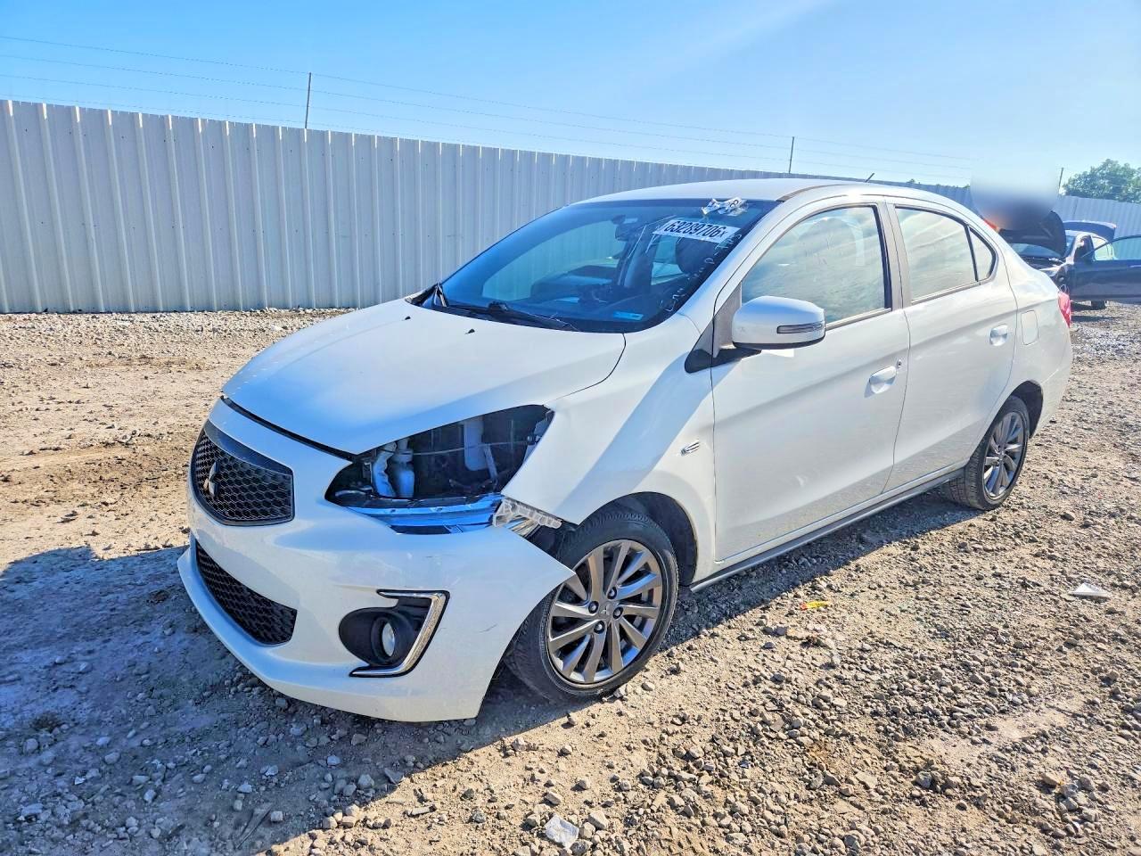 2020 Mitsubishi Mirage SE, VIN ML32F4FJ6LHF13151 — Front end