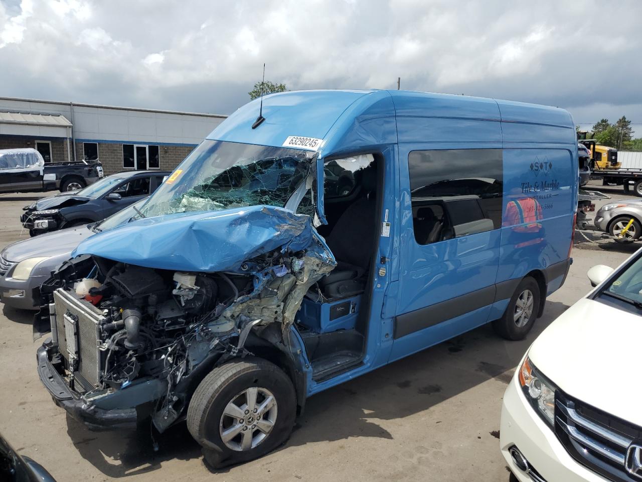 2022 Mercedes-Benz Sprinter Cargo, VIN W1W40BHY1NT119791 — Missing or altered VIN