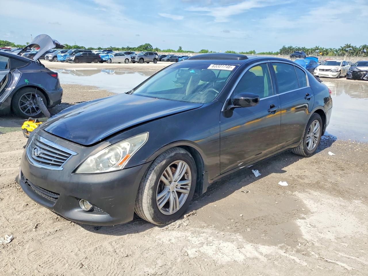 2012 Infiniti G25 Journey, VIN JN1DV6AP1CM811842 — Front end