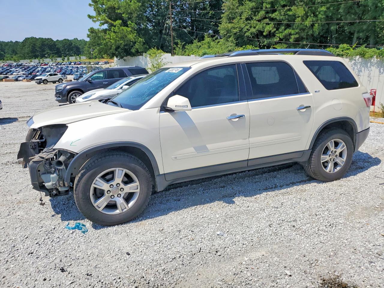 2009 GMC Acadia SLT1, VIN 1GKER23D69J196592 — Front end