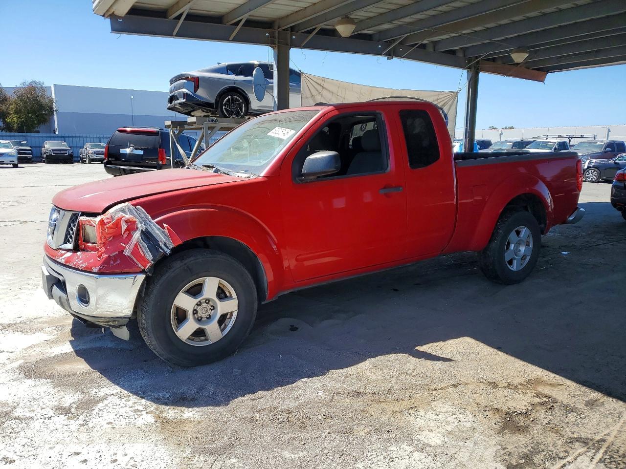 2006 Nissan Frontier SE, VIN 1N6AD06U06C428495 — Front end