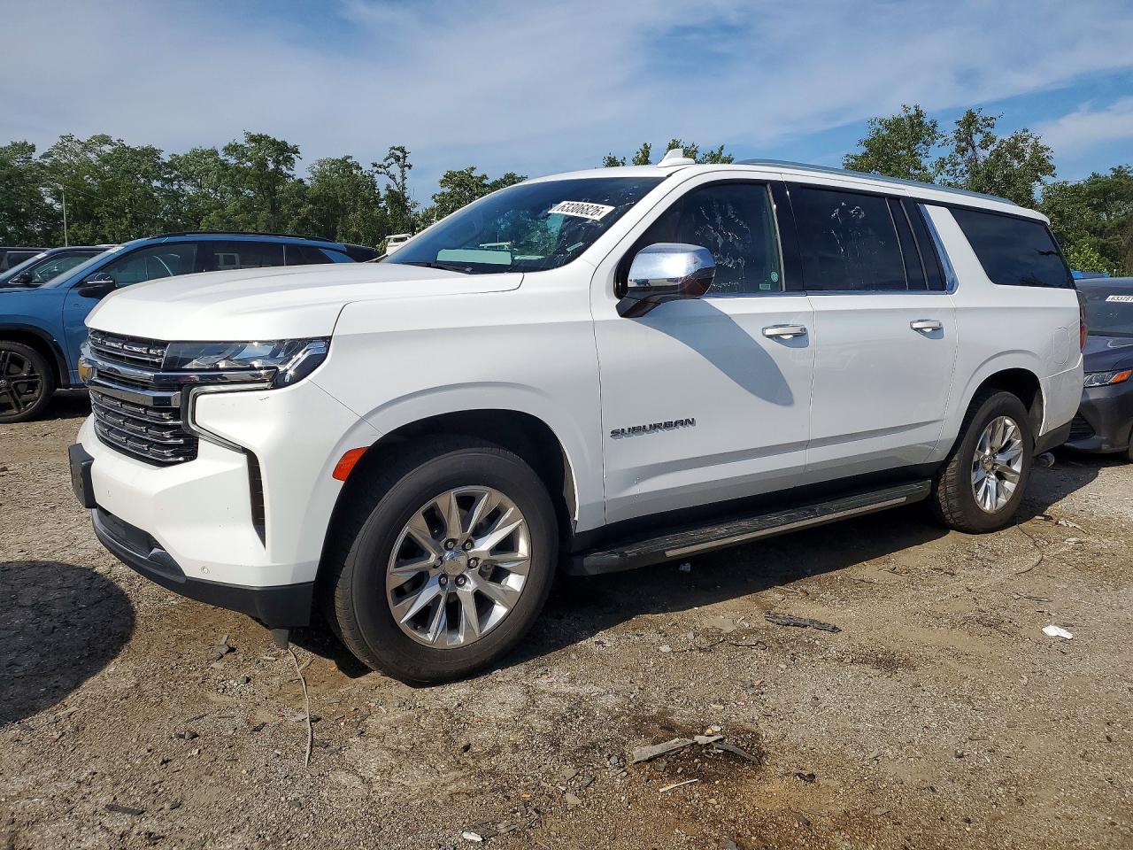 2023 Chevrolet Suburban Premier, VIN 1GNSCFKD1PR370437 — Rear end