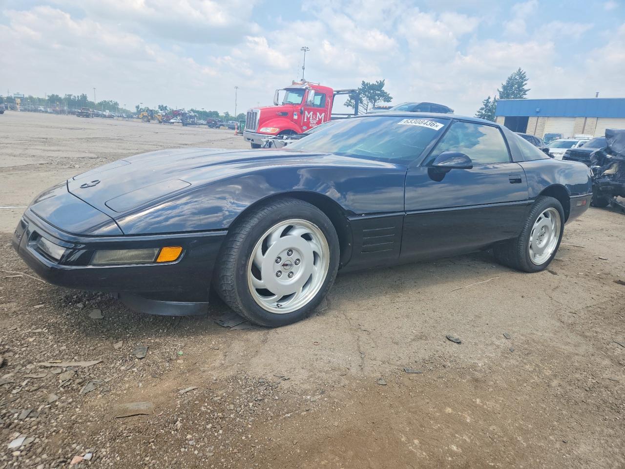 1991 Chevrolet Corvette, VIN 1G1YY238XM5116462 — Interior fire