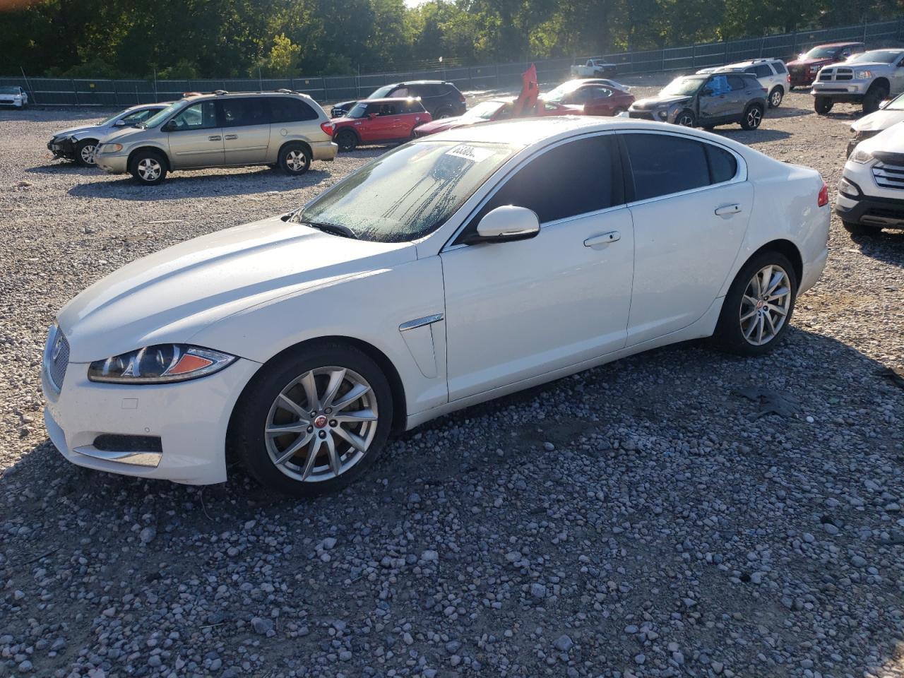 2015 Jaguar XF T Premium, VIN SAJWA0FS2FPU87414 — Front end