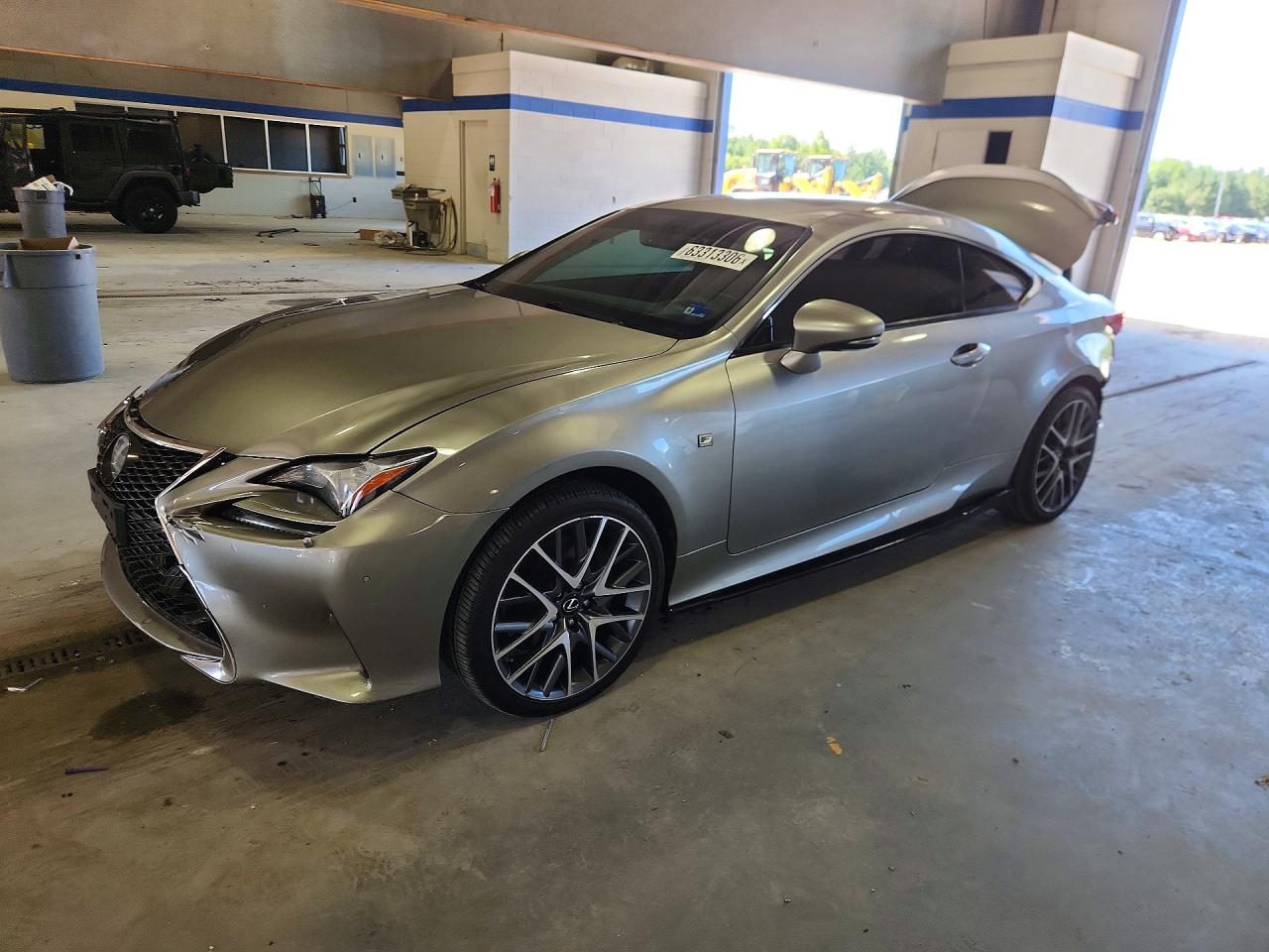 2015 Lexus RC 350 F Sport, VIN JTHSE5BC3F5002219 — Rear end