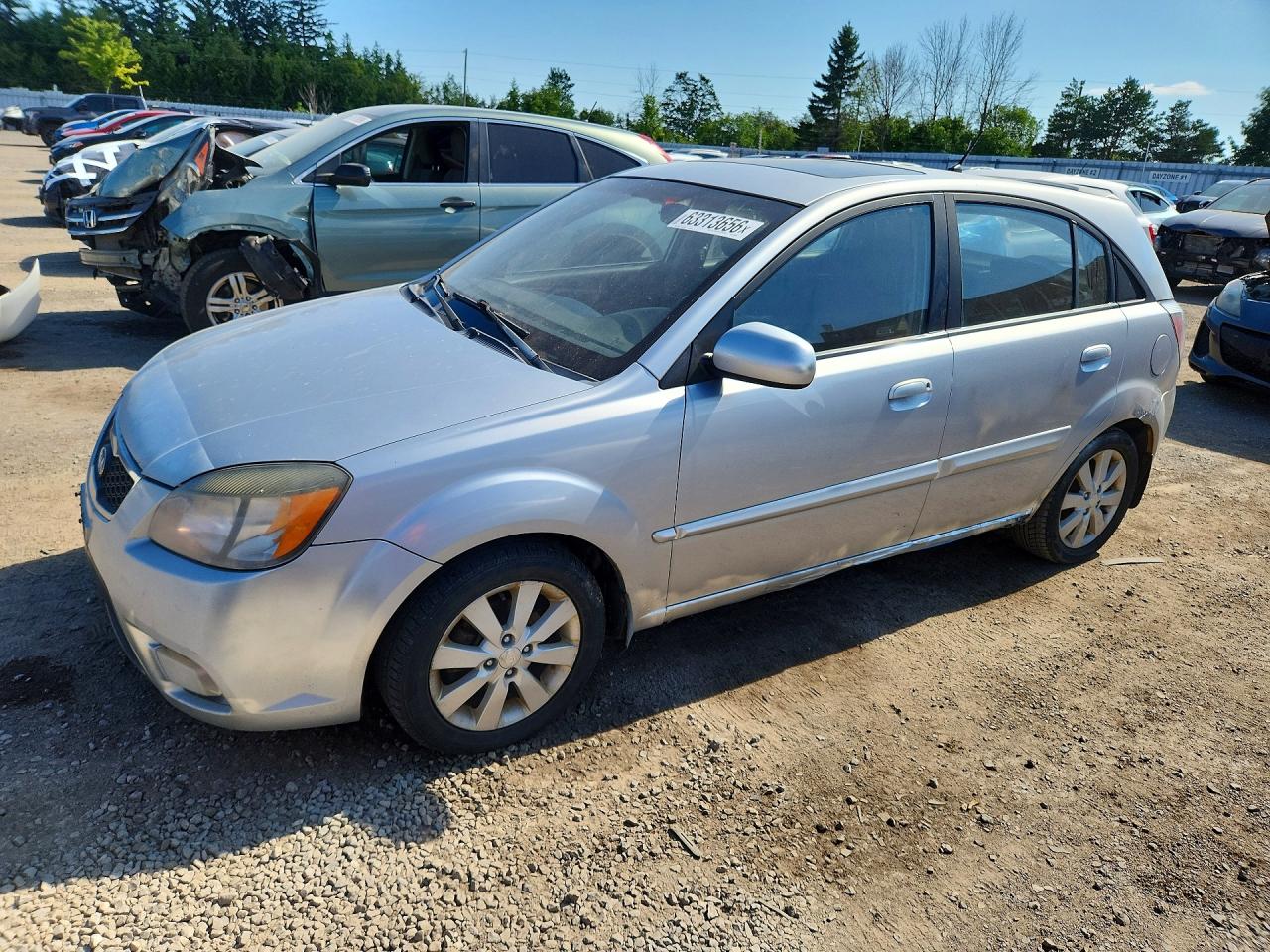 2010 Kia Rio SX, VIN KNADH5A39A6605338 — Мелкие вмятины и царапины