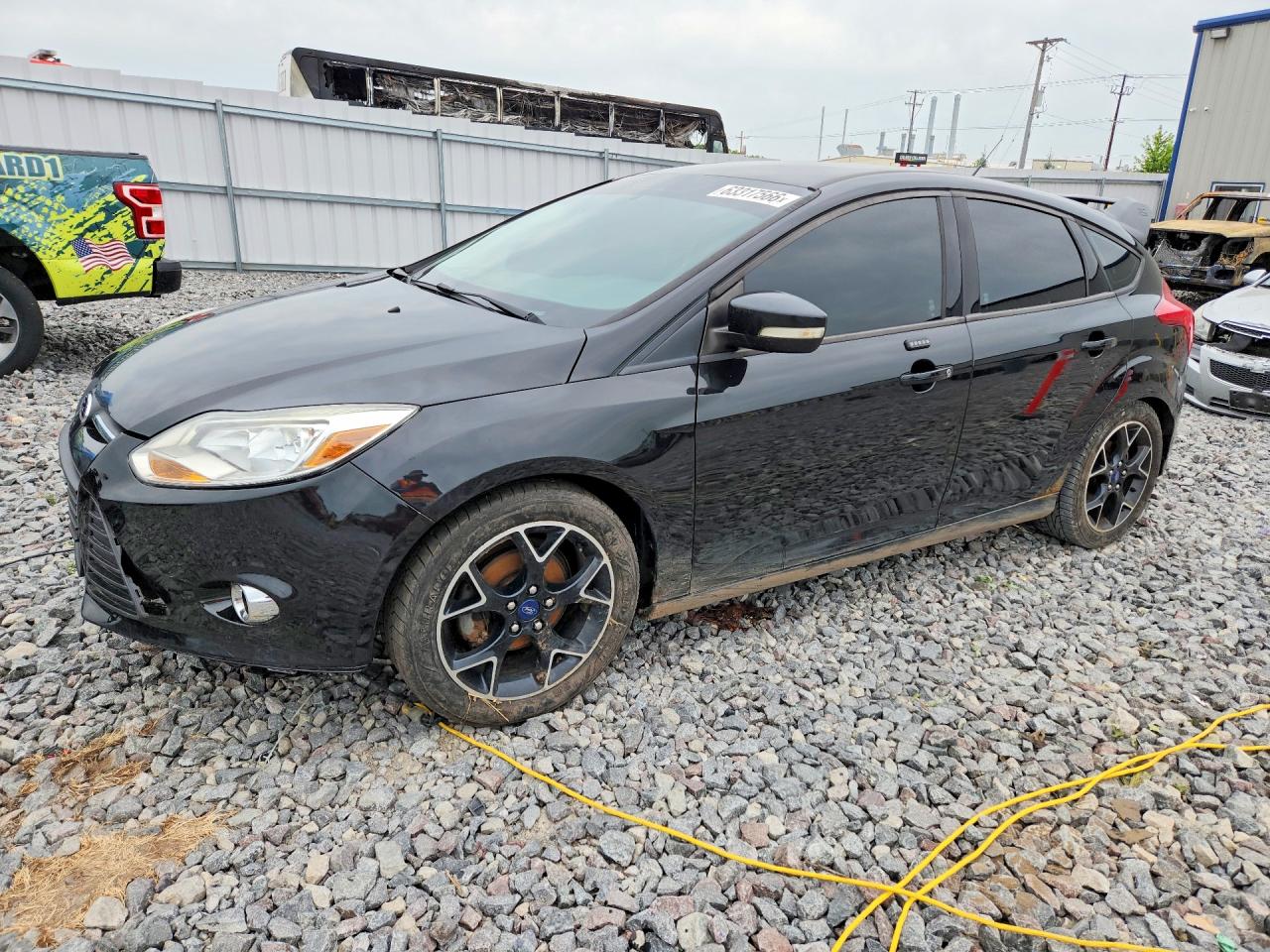 2014 Ford Focus SE, VIN 1FADP3K25EL173778 — Undercarriage