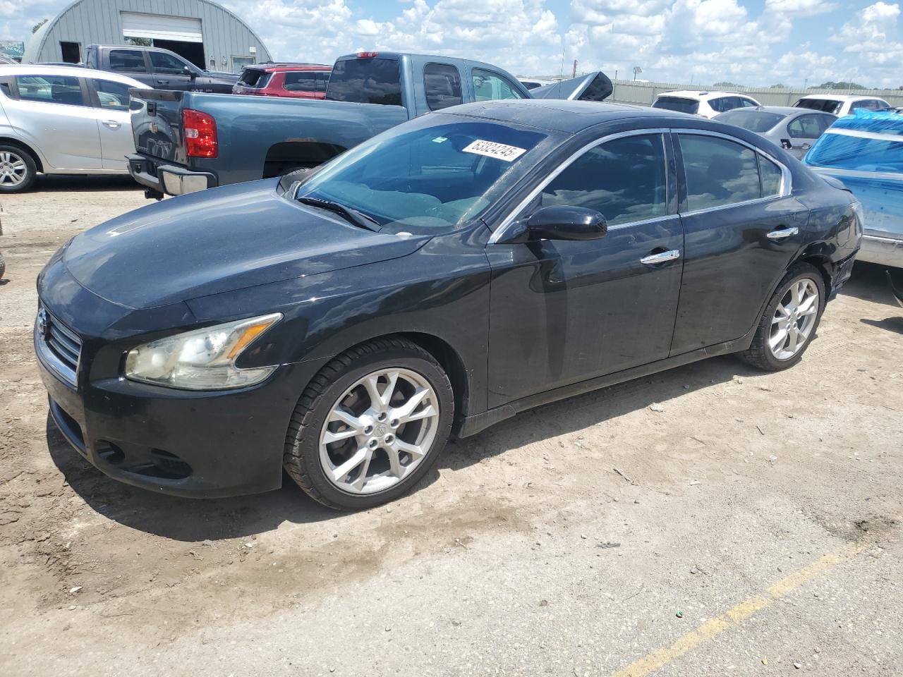 2013 Nissan Maxima S, VIN 1N4AA5AP9DC813793 — Rear end