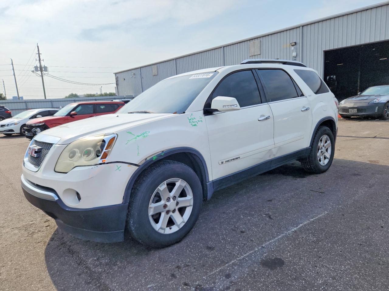 2007 GMC Acadia SLT, VIN 1GKER33707J147420 — Перед