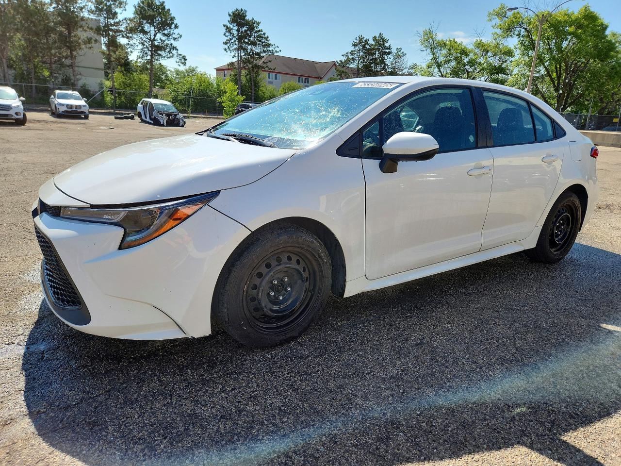 2021 Toyota Corolla LE, VIN 5YFEPMAE8MP249662 — Undercarriage