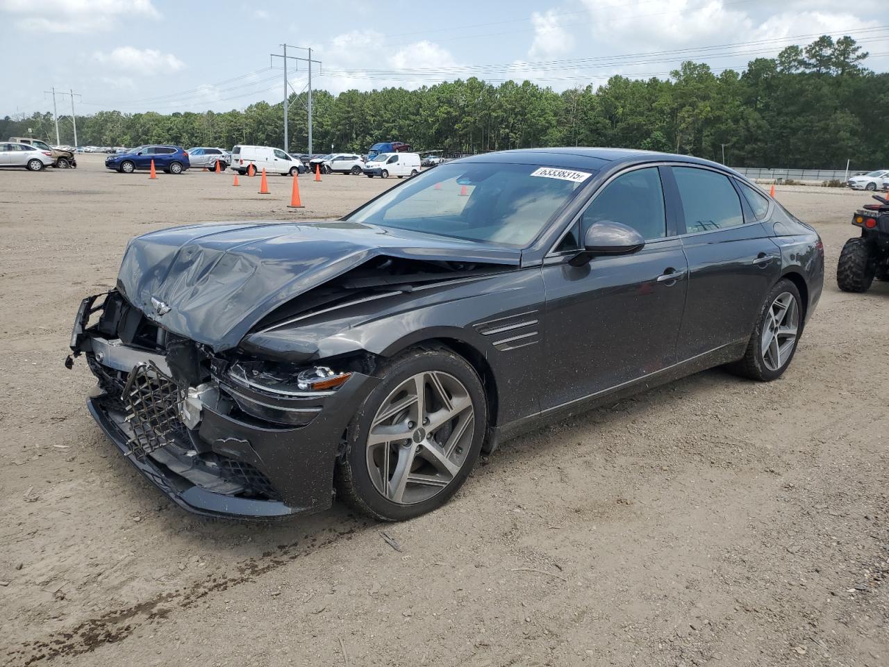 2023 Genesis G80 2.5T, VIN KMTGA4SC8PU155376 — Front end