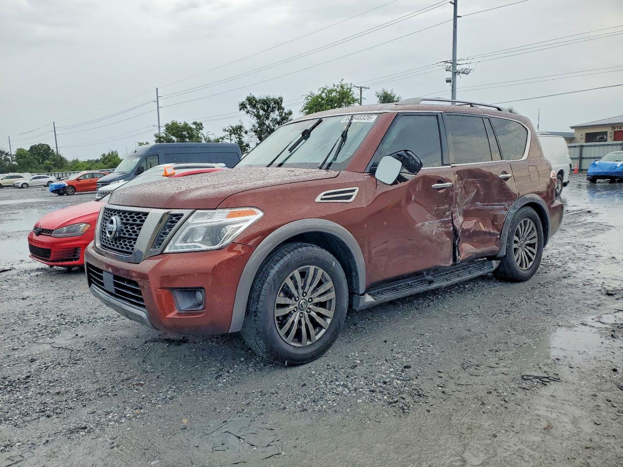 2018 Nissan Armada Platinum, VIN JN8AY2NF8J9332842 — Side