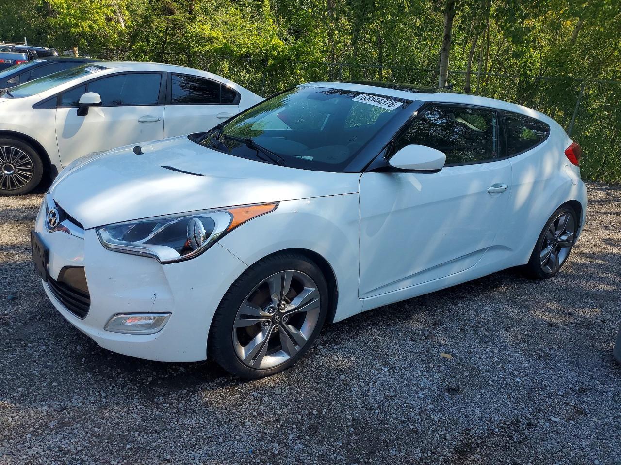 2012 Hyundai Veloster w/Gray Int, VIN KMHTC6AD9CU047707 — Перед