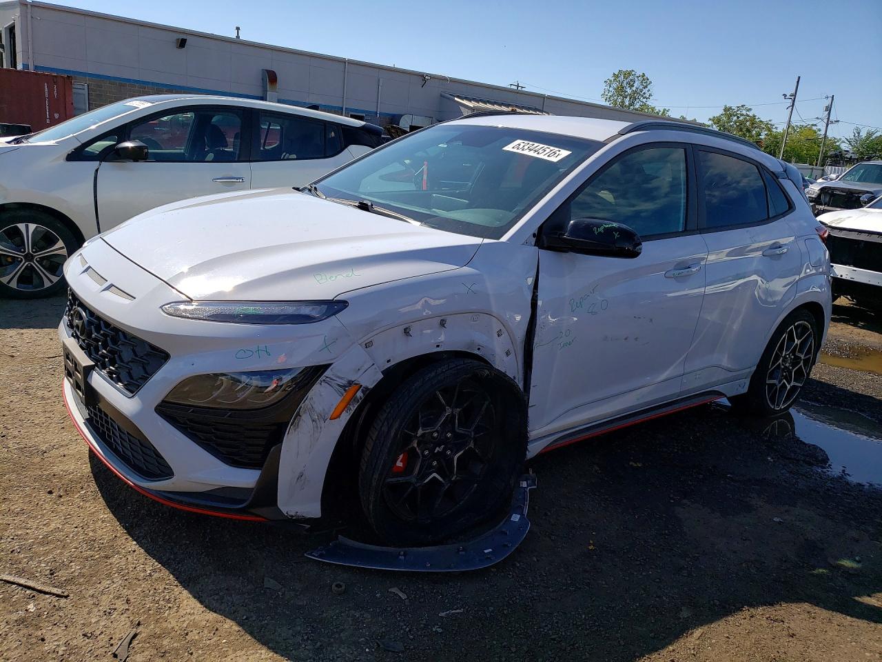 2022 Hyundai Kona, VIN KM8KH3AC5NU003631 — Перед