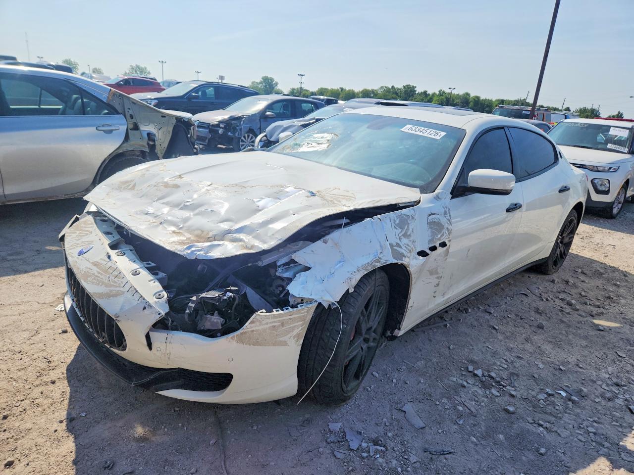 2014 Maserati Quattroporte S Q4, VIN ZAM56RRA8E1077734 — Front end