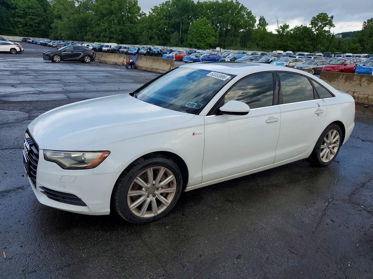 2013 Audi A6 Premium Plus, VIN WAUGGAFC9DN044179 — Перед