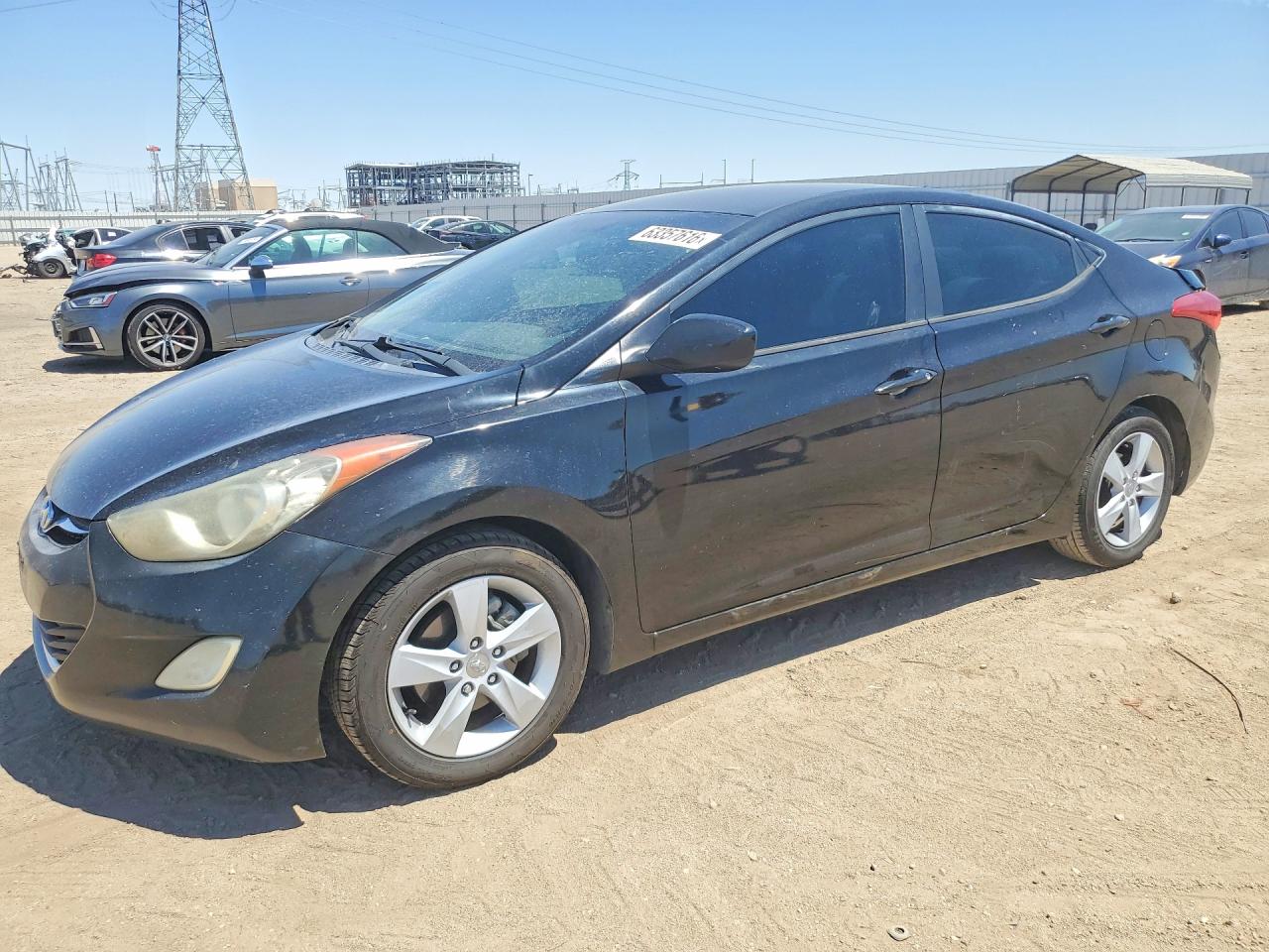 2012 Hyundai Elantra Limited, VIN KMHDH4AE8CU352408 — Rear end