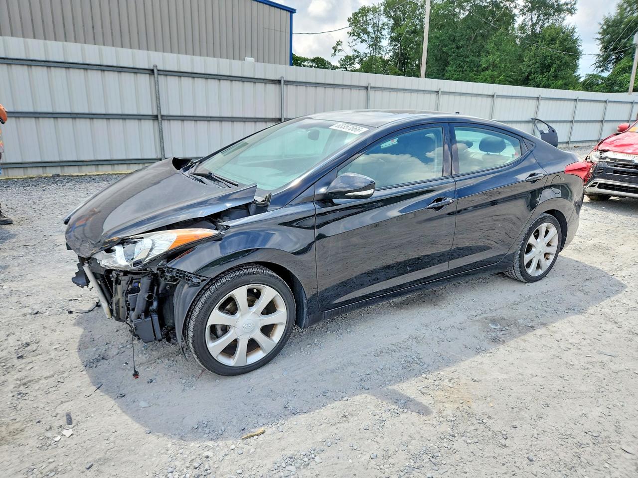 2013 Hyundai Elantra GLS, VIN 5NPDH4AE6DH443970 — Front end