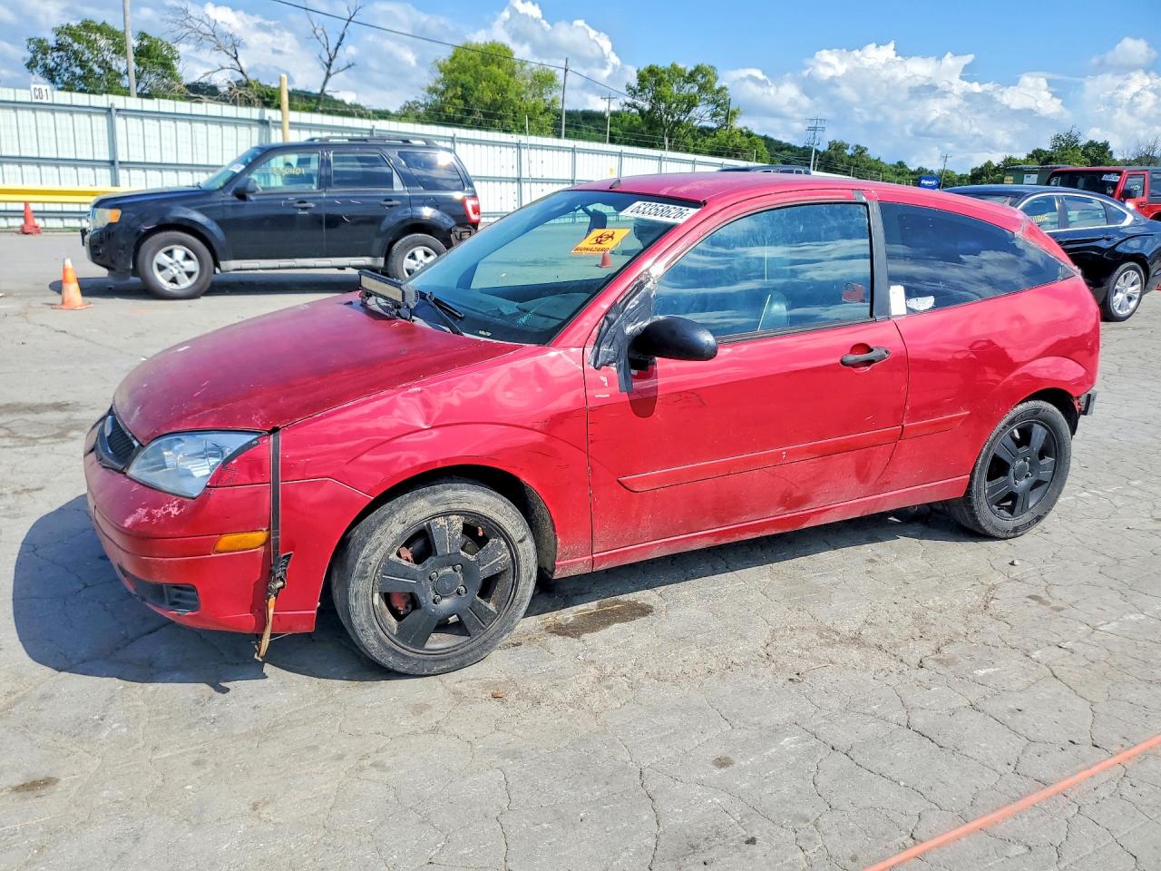 2005 Ford Focus S, VIN 3FAHP31N25R116274 — Rear end
