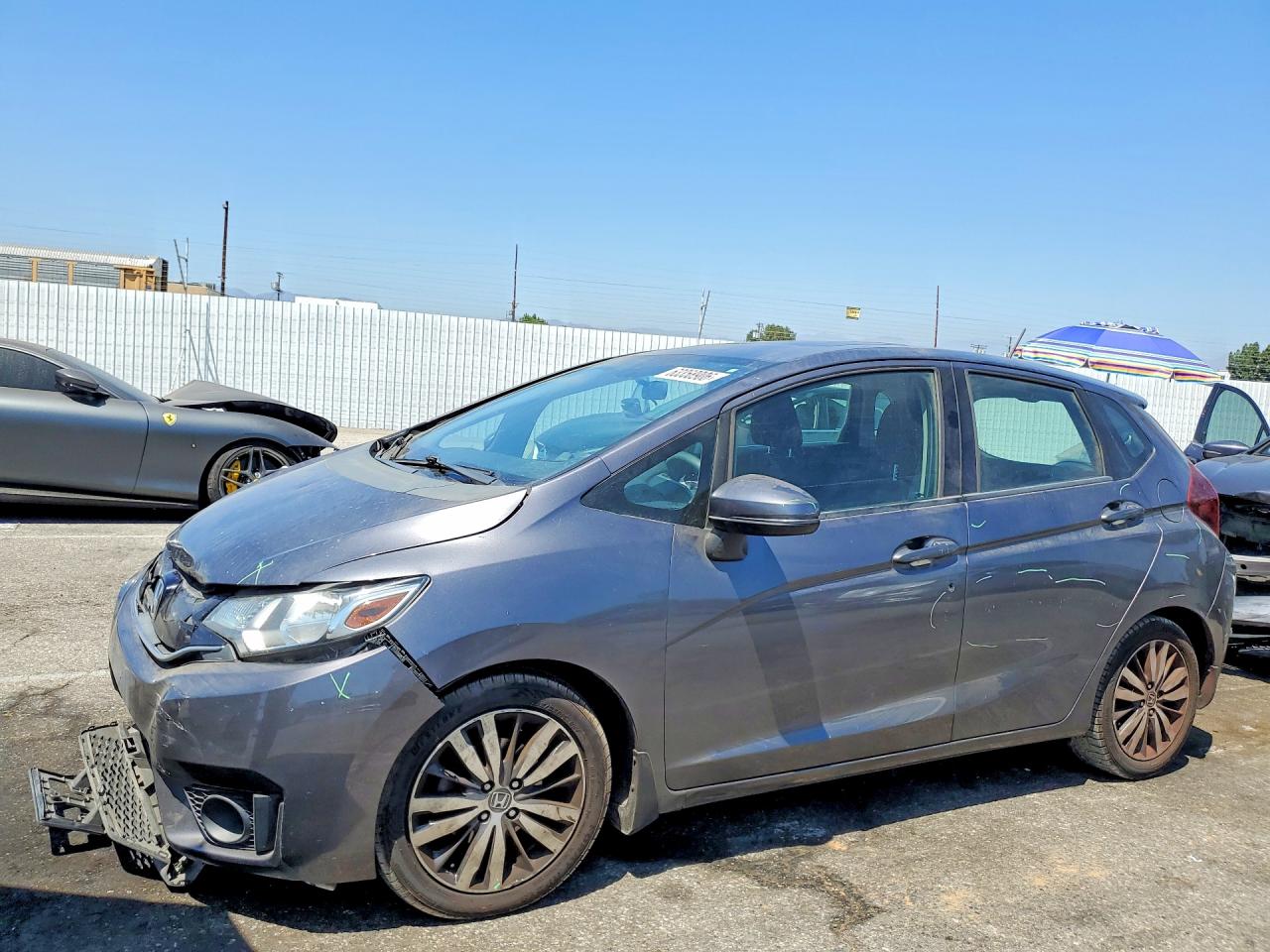 2015 Honda Fit EX-L, VIN 3HGGK5H89FM705953 — Front end