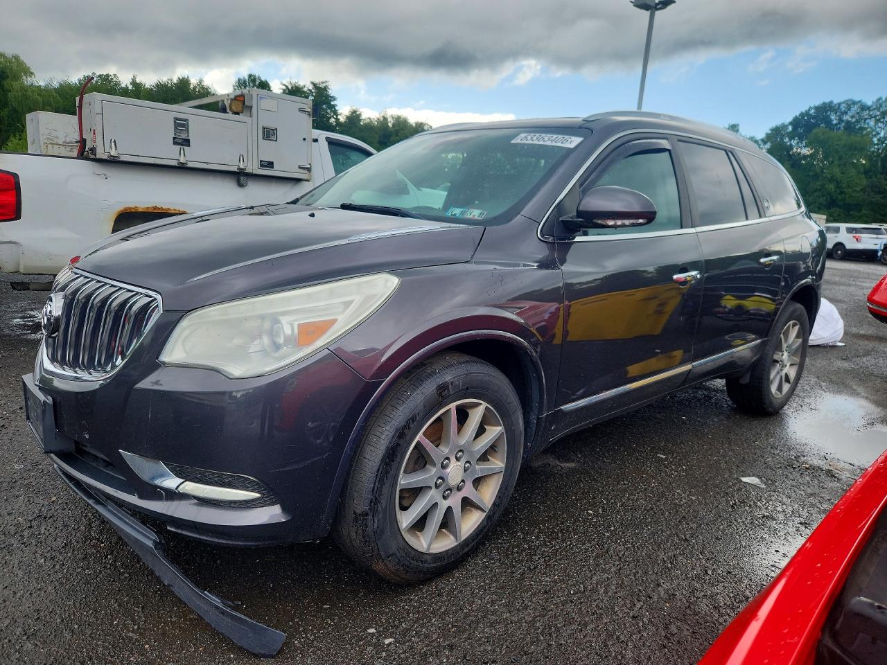 2014 Buick Enclave Leather, VIN 5GAKVBKD8EJ373571 — Мелкие вмятины и царапины