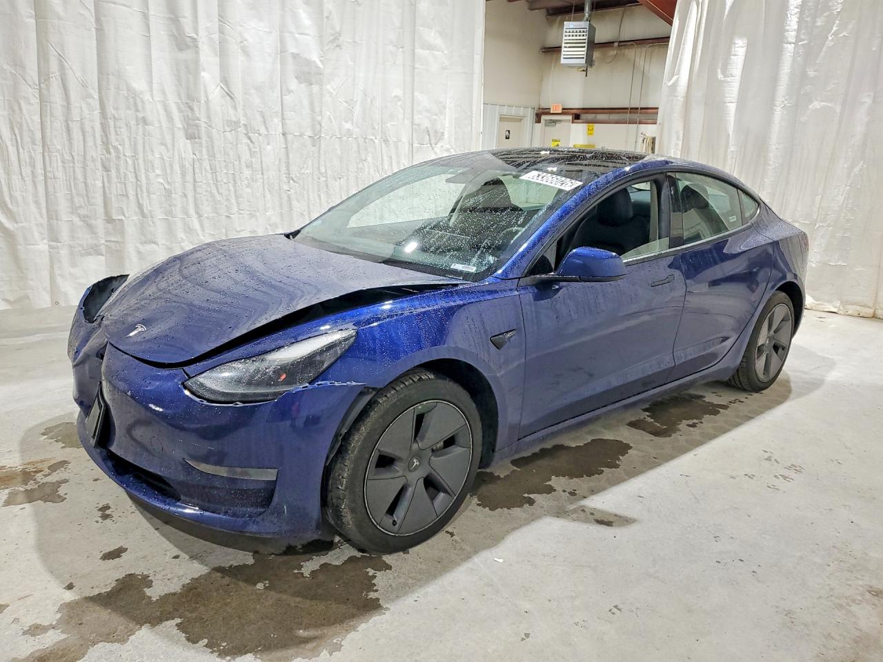 2022 Tesla Model 3, VIN 5YJ3E1EA3NF369773 — Front end