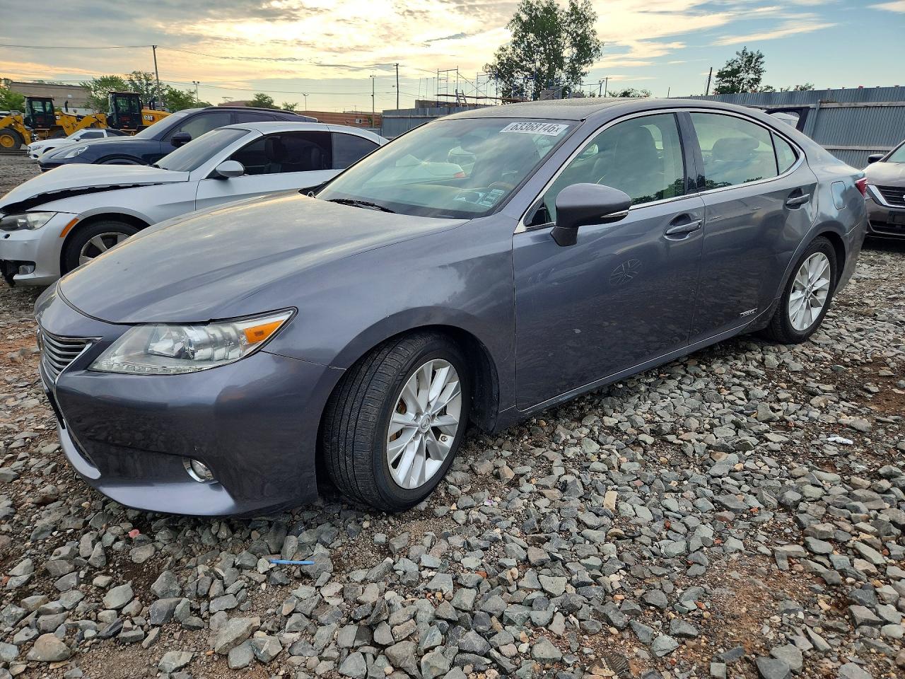 2015 Lexus ES 300h, VIN JTHBW1GG6F2080416 — Front end
