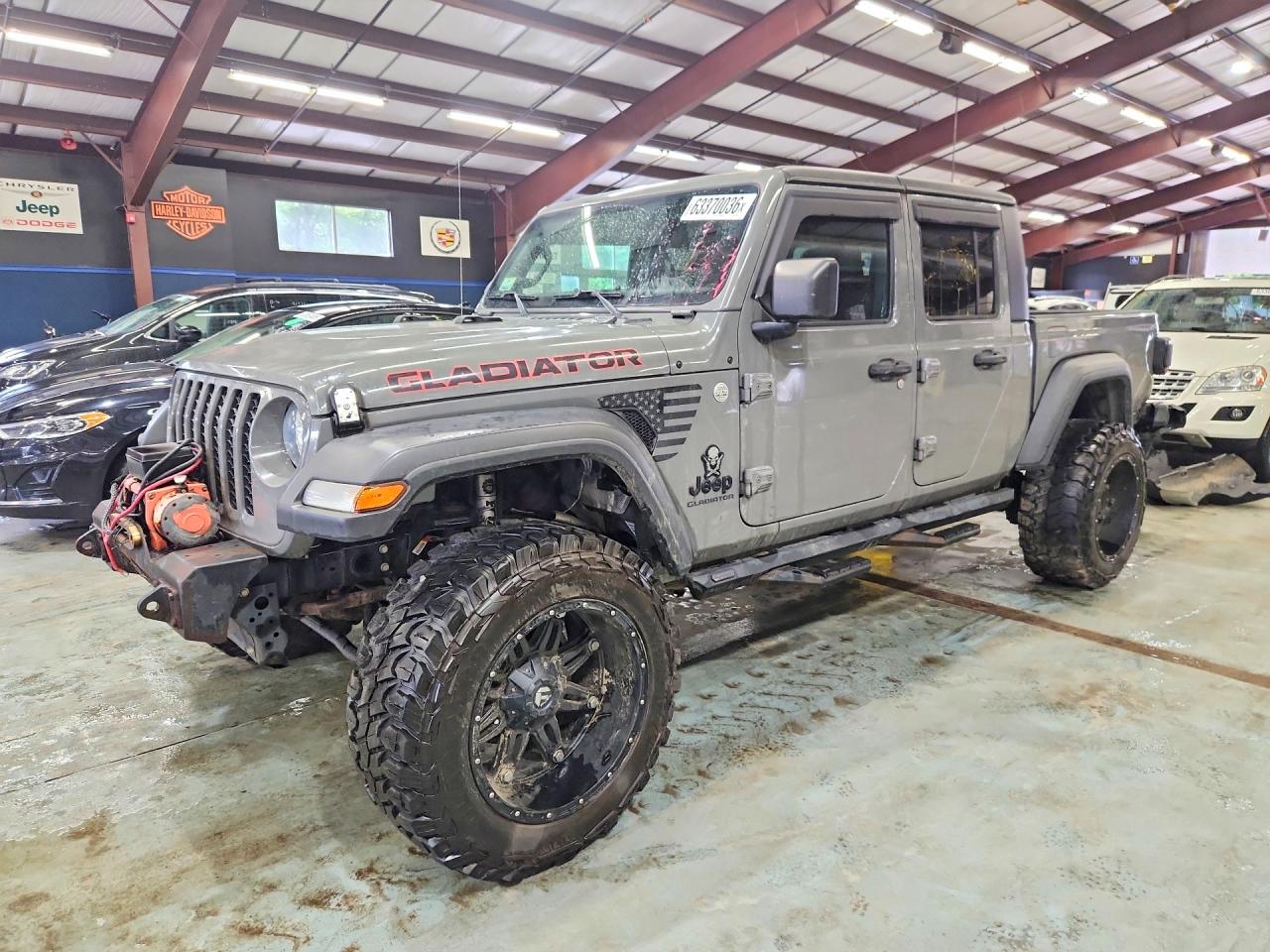 2020 Jeep Gladiator Sport S, VIN 1C6HJTAG4LL192269 — Rear end