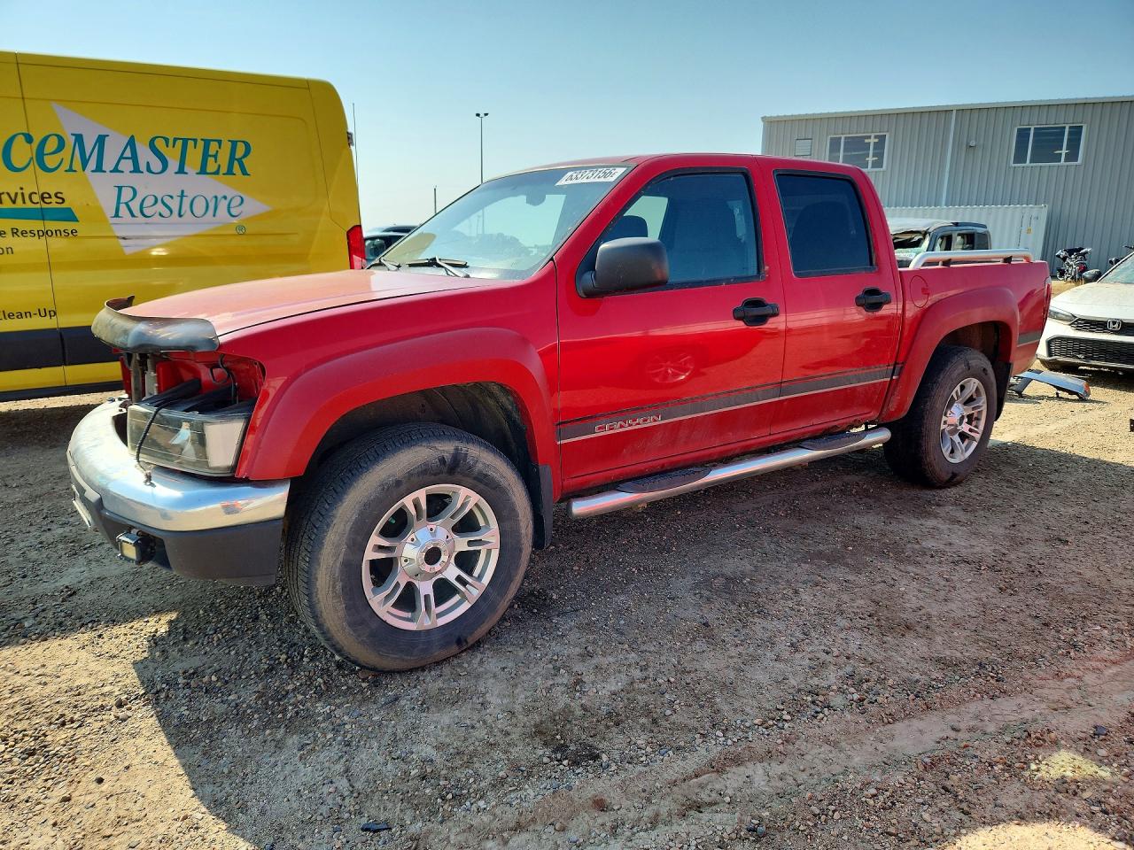 2005 GMC Canyon 1SF SLE Z71, VIN 1GTDT136X58203243 — Перед