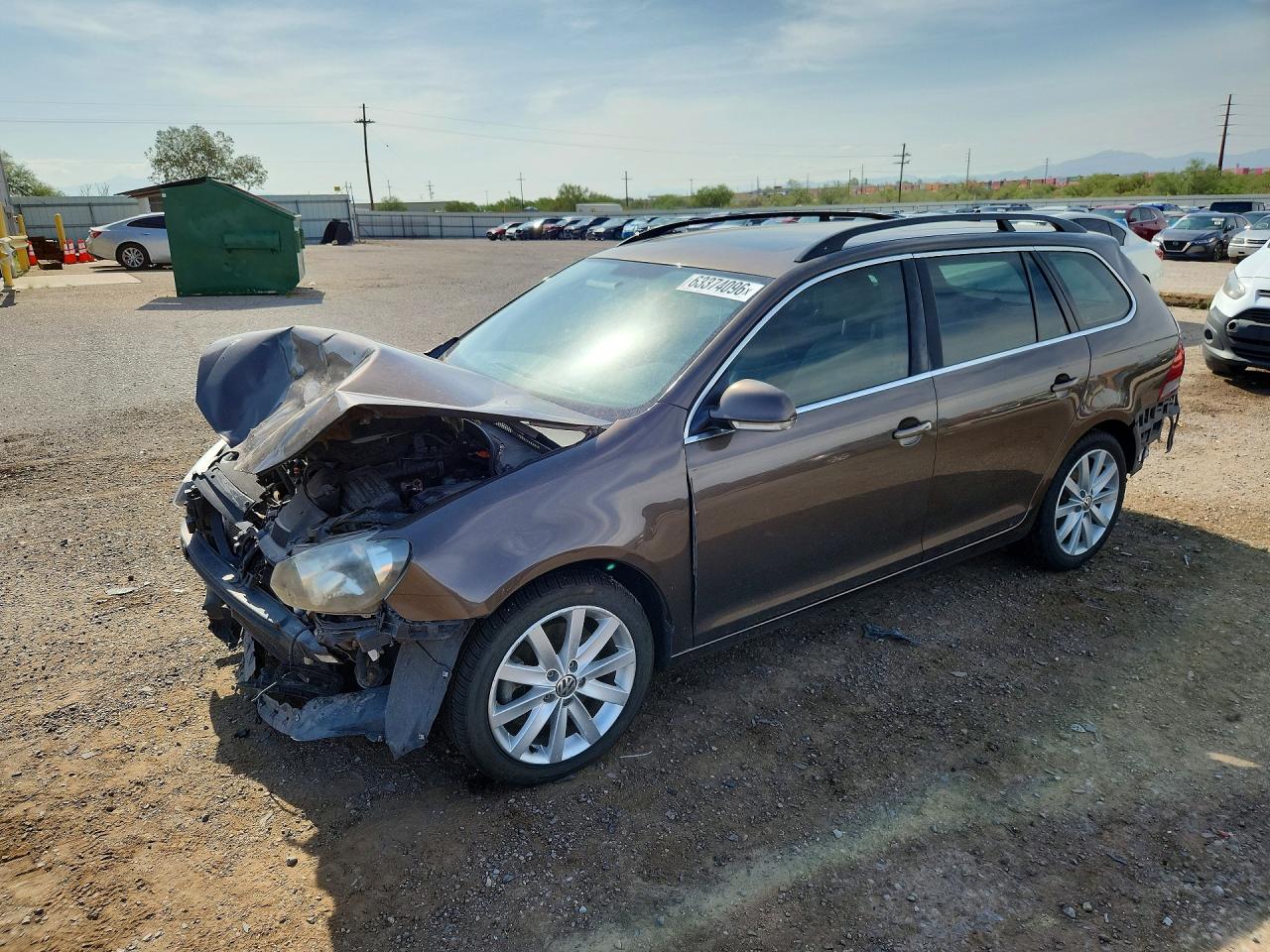 2013 Volkswagen Jetta TDI w/Sunroof & Nav, VIN 3VWPL7AJ2DM680795 — Rear end