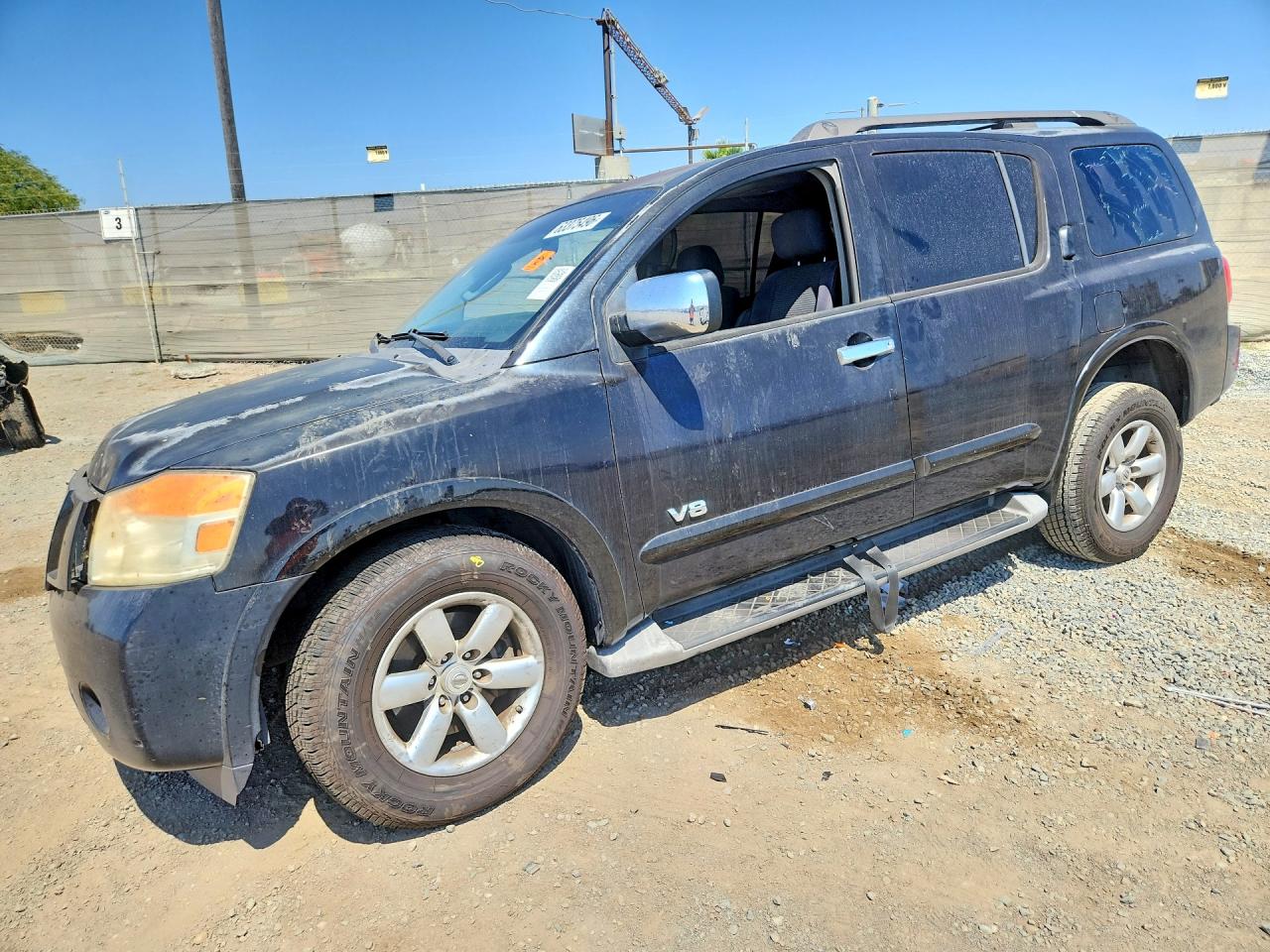 2008 Nissan Armada SE, VIN 5N1AA08D98N614497 — Front end
