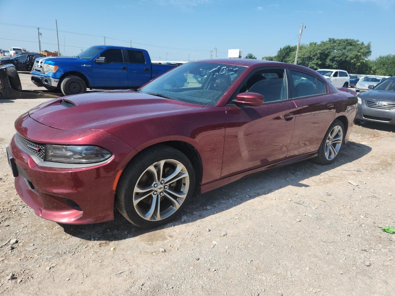 2021 Dodge Charger GT, VIN 2C3CDXHG0MH673176 — Side