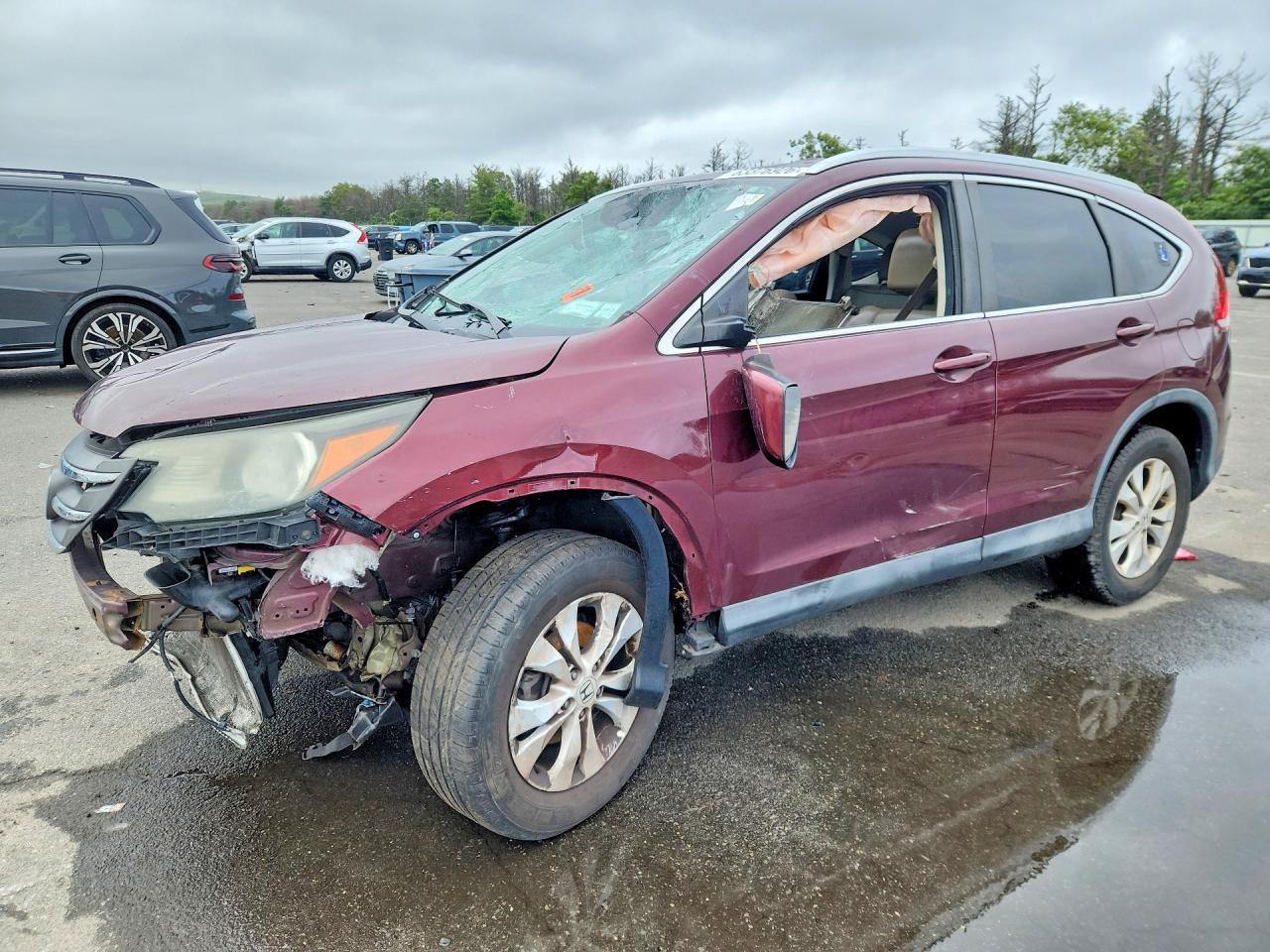 2014 Honda CR-V EX-L, VIN 5J6RM4H70EL043855 — Roof
