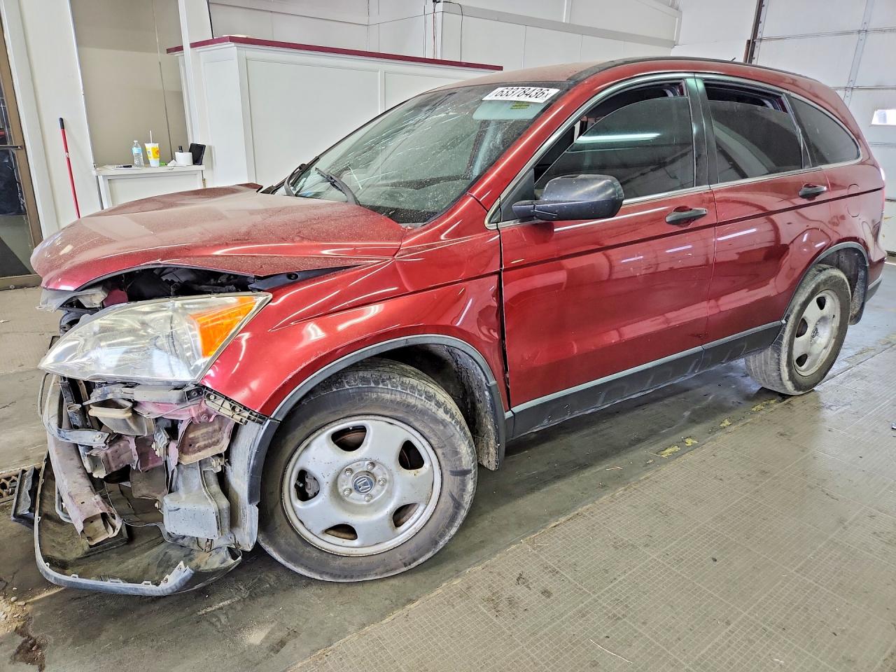2007 Honda CR-V LX, VIN JHLRE483X7C046011 — Front end