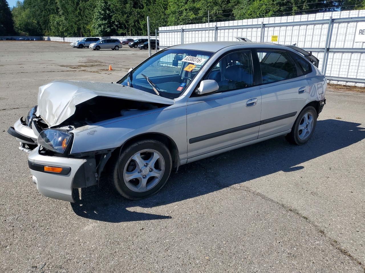 2006 Hyundai Elantra GLS, VIN KMHDN56D46U188920 — Rear end